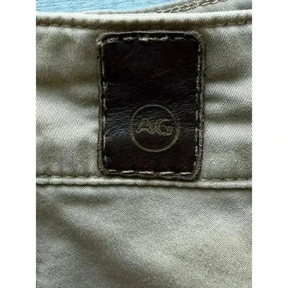 AG Adriano Goldschmidt Mens The Lux Khaki Tailored Trousers in Wheat 36R - Picture 8 of 13